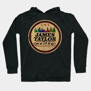 Graphic James Name Retro Distressed Cassette Tape Vintage Hoodie